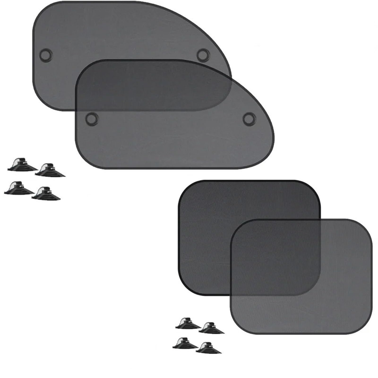 Auto Sonnenblende 4 STÜCKE Autofenster Sonnenschutz Abdeckung Block Für Kinder Auto Seitenfenster Schatten Cling Sonnenschirme Abdeckung Visier Schild Bildschirm Sonnenblende Auto von Dfvajwc