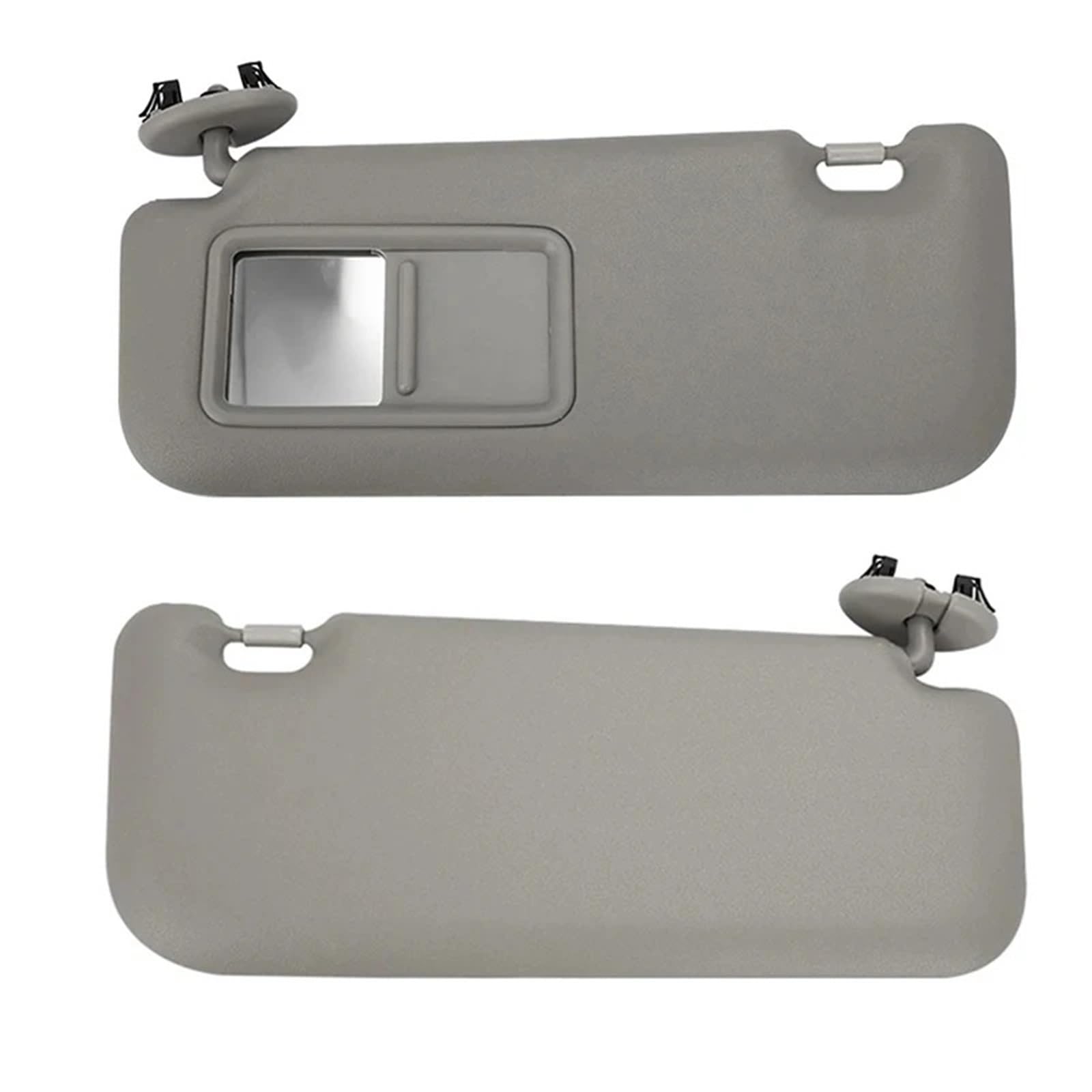 Auto Sonnenblende Auto-Innensonnenblen mit Spiegel GrauBeige linksrechts Fahrer-Beifahrerseite für Toyota Auris für Corolla 2010 2011 2012 2013 Sonnenblende Auto(Grey 1 Set) von Dfvajwc