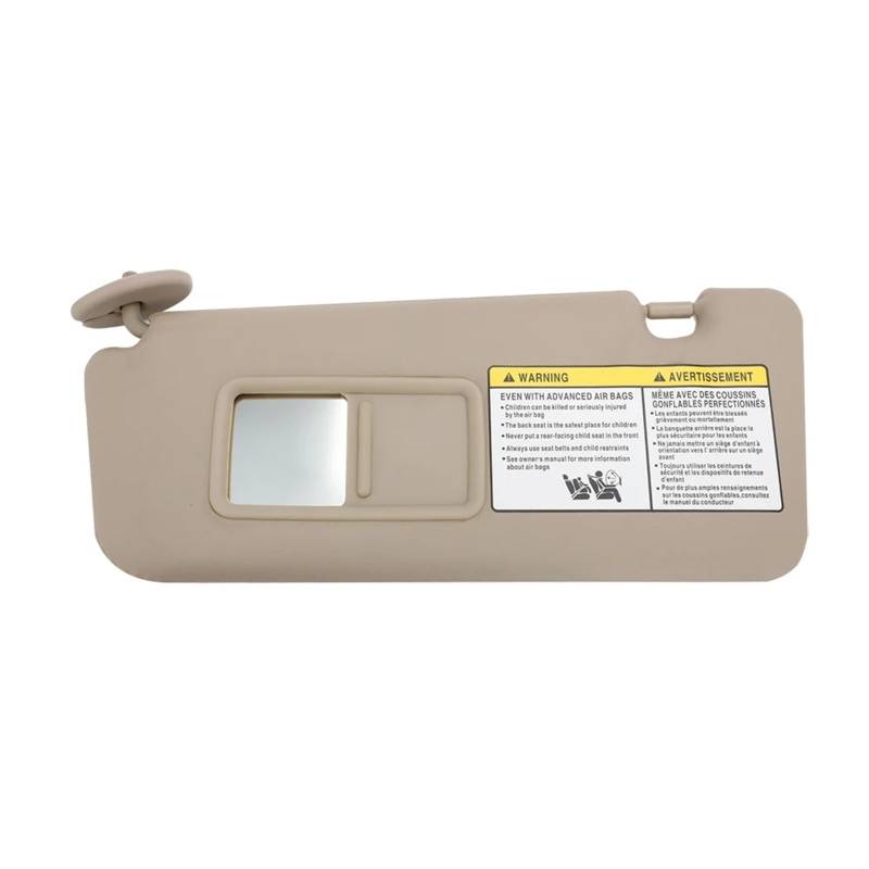 Auto Sonnenblende Auto Sonnenblen Links Fahrerseite Sonnenschutzdach Sonnenschirm Schiebedach Schild Für Toyota Für RAV4 2004 2005 74320-42420-B0 7432042420B0 Sonnenblende Auto(Beige Left) von Dfvajwc