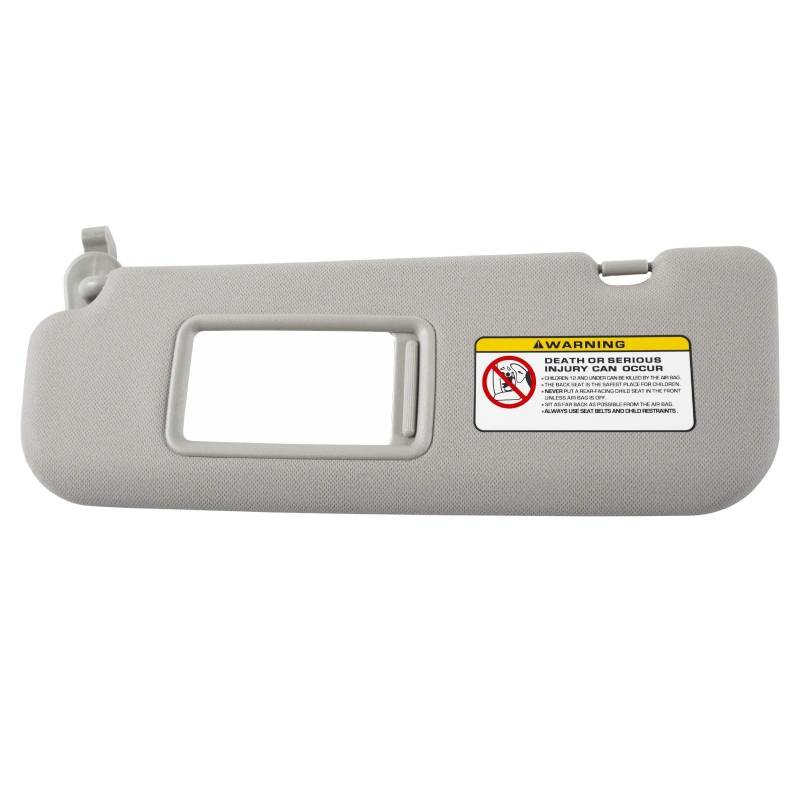 Auto Sonnenblende Auto-Sonnenblende Mit Kosmetikspiegel-Abdeckplatte Für Blockieren Von Sonnenlicht ‎Für Hyundai Für Elantra 2011 2012 2013 2014 2015 852103X000TX 852203X000TX Sonnenblende Auto(Gray L von Dfvajwc