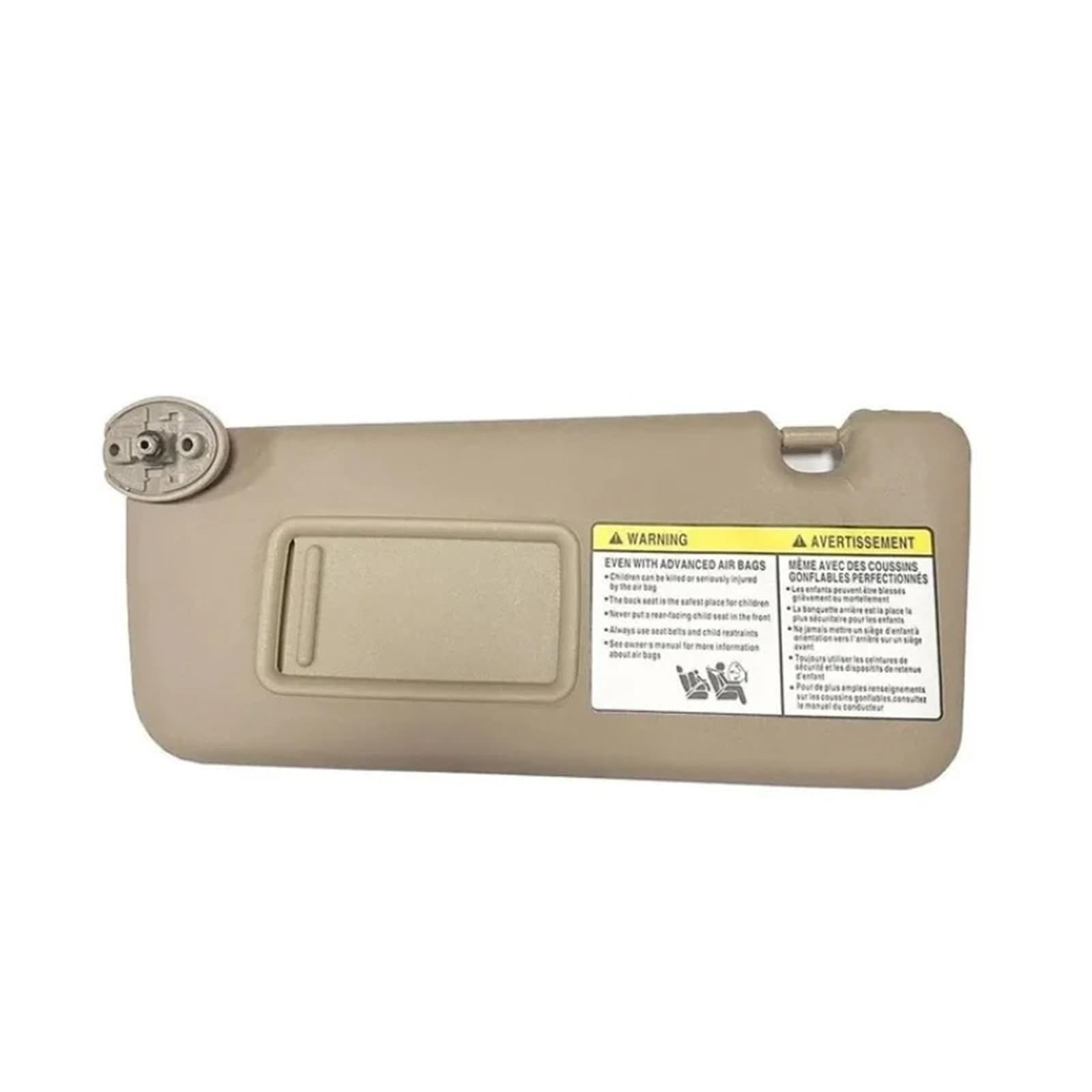 Auto Sonnenblende Kabellos Ohne Licht Visier Haupt- Und Beifahrer Make-Up Spiegel Innen Auto Teile Für Toyota Für RAV4 2004-2005 74320-42420-B0 Sonnenblende Auto(Beige Left) von Dfvajwc