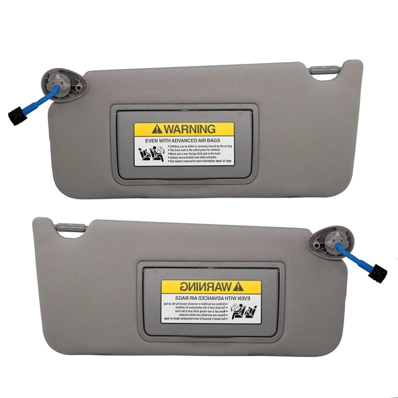 Auto Sonnenblende Sonnenblende Fahrerseite Beifahrerseite Beige Grau Linke Seite Rechte Seite Für Accord 2013 2014 2015 2016 2017 Sonnenblende Auto(A Pair of Gray) von Dfvajwc