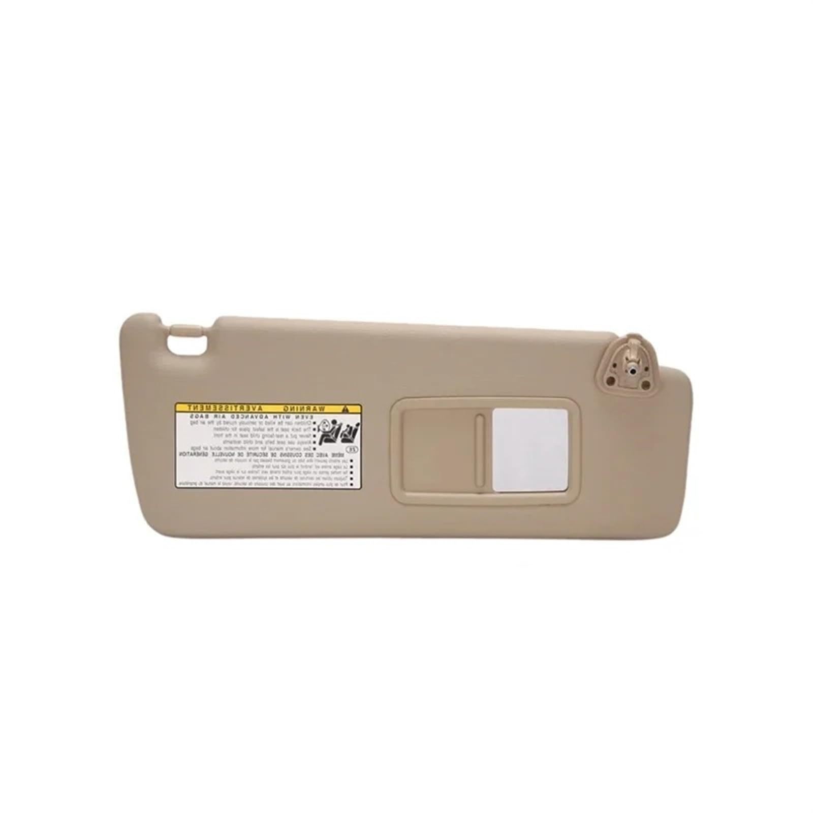 Auto Sonnenblende Sonnenblende Mit Make-up-Spiegel Haupt- Und Beifahrerseite Innen Autoteile Für Toyota Für Highlander 2004 2005 2006 2007 74320-48260-A0 Sonnenblende Auto(Beige Right) von Dfvajwc