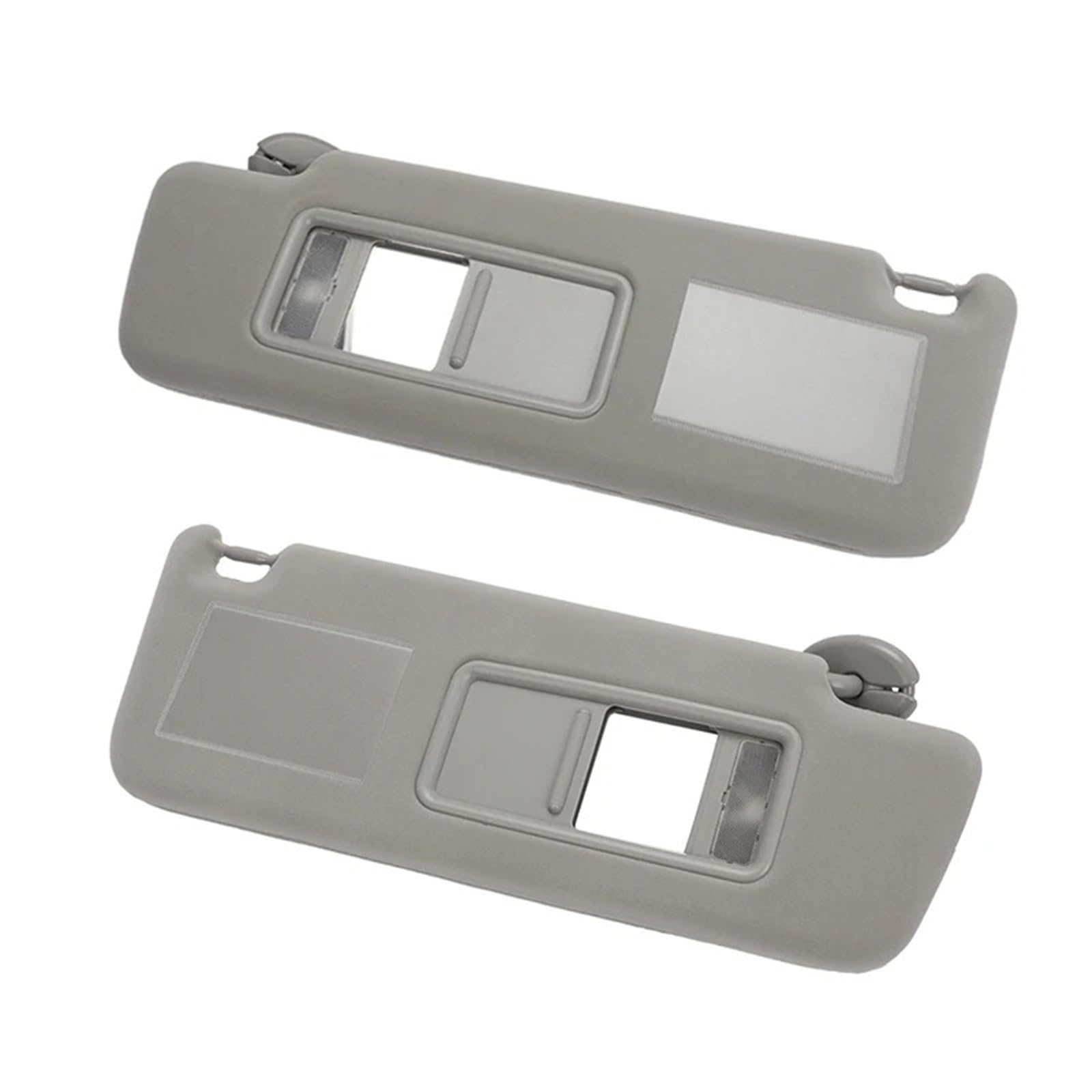 Auto Sonnenblende Sonnenblende Mit Seitenlampe Fahrer Beifahrerseite Sonnenblendenverlängerung Blendschutz Für Toyota Für Land Für Cruiser J12 Prado LC 120 2003–2009 Sonnenblende Auto(Gray 1 Pair) von Dfvajwc