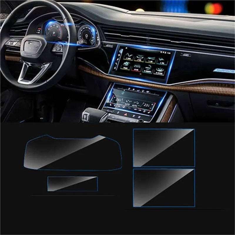 Displayschutzfolie Für A6 Für C8 Für A7 2018 2019 2020 Auto GPS Navigation Gehärtetem Glas Screen Protector Stahl Schutz Film Zubehör GPS-Navigations-Displayschutz(1 Set.) von Dfvajwc