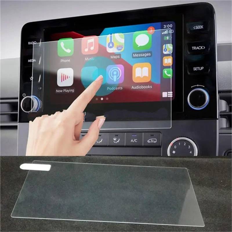 Displayschutzfolie Für Hyundai Für Staria 2022 Auto Infotainment Radio GPS Konsole Navigation Gehärtetem Glas Screen Protector GPS-Navigations-Displayschutz(8 inch GPS) von Dfvajwc