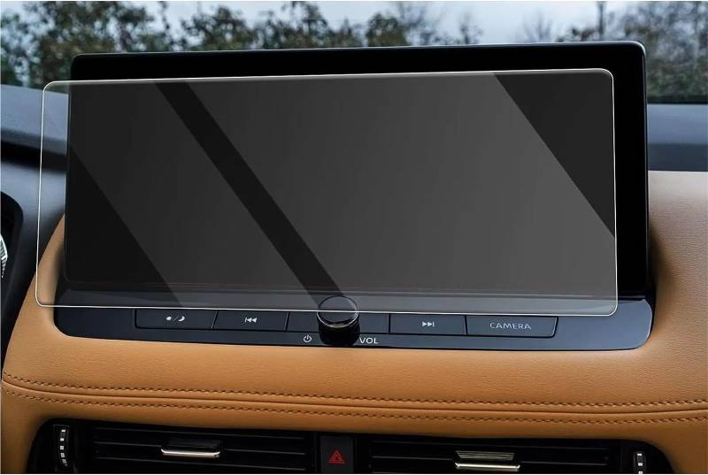 Displayschutzfolie Für Nissan Für Qashqai Für J12 Für X-Trail Für T33 Für E-Power 2022 2023 12,3 Zoll Auto LCD GPS Navigation Gehärtetes Glas Bildschirm Film Schutz GPS-Navigations-Displayschutz von Dfvajwc