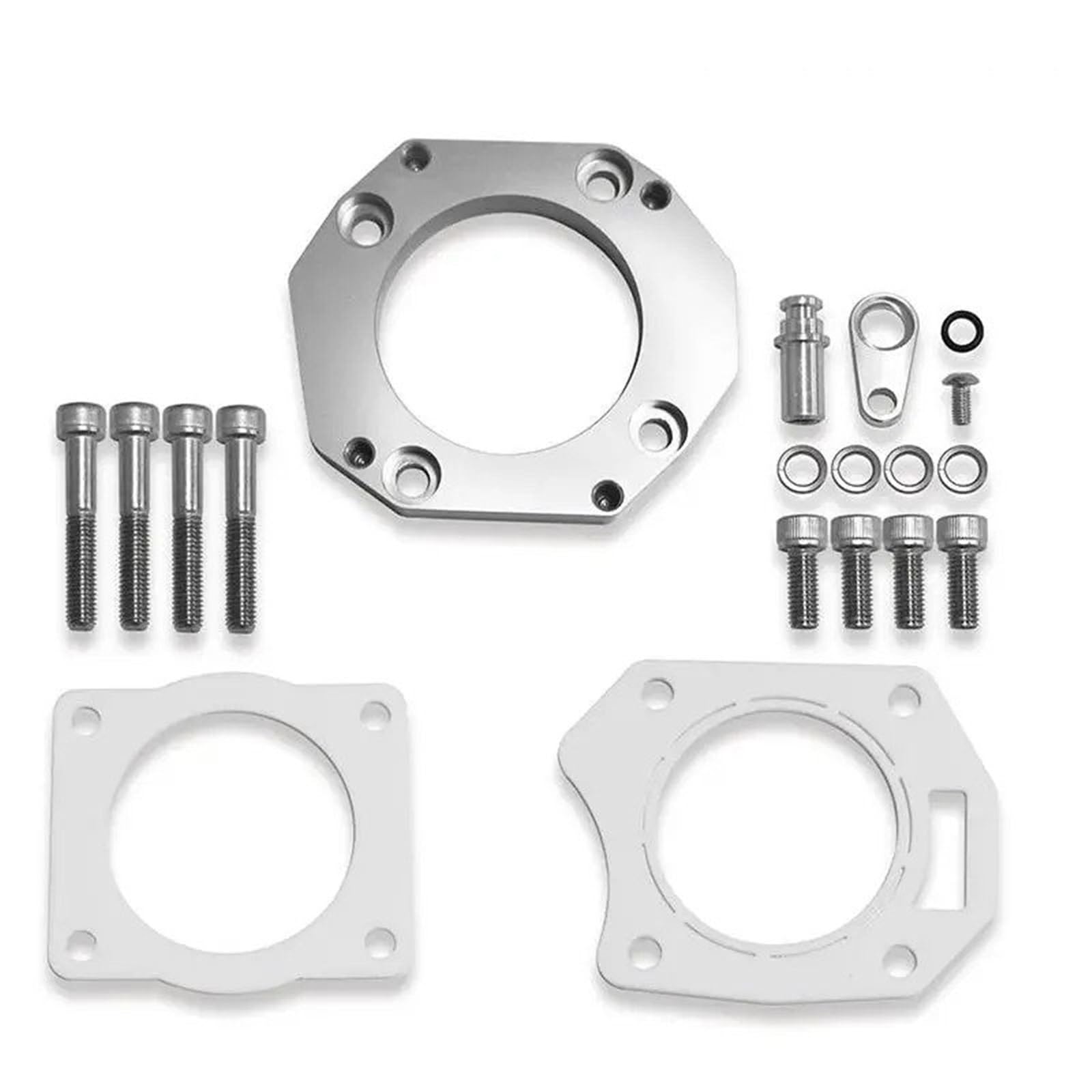 Drosselklappe Autozubehör Aluminium Racing ZDX Drosselklappenadapter Für 06-15 Für Civic SI YX02866 Drosselklappenstutzen von Dfvajwc