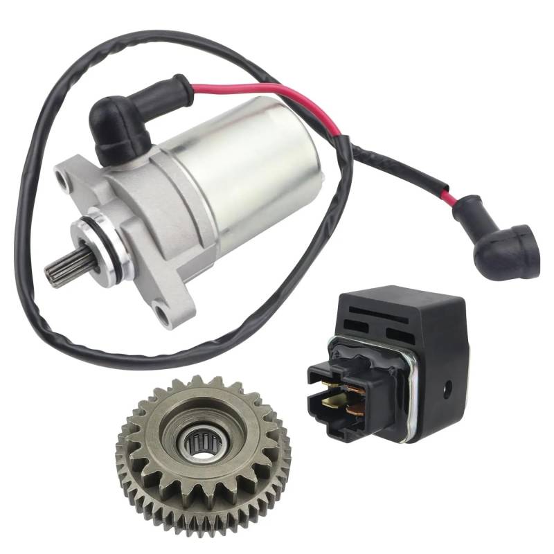 Starter Hochleistungs-Startergetriebe Und Relais Für Polaris Für Sportsman 90 Scrambler 90 Predator 90 Für E-Ton 90 ATV 2001 2002 2003 2004 2005 2006 Anlassermotor von Dfvajwc