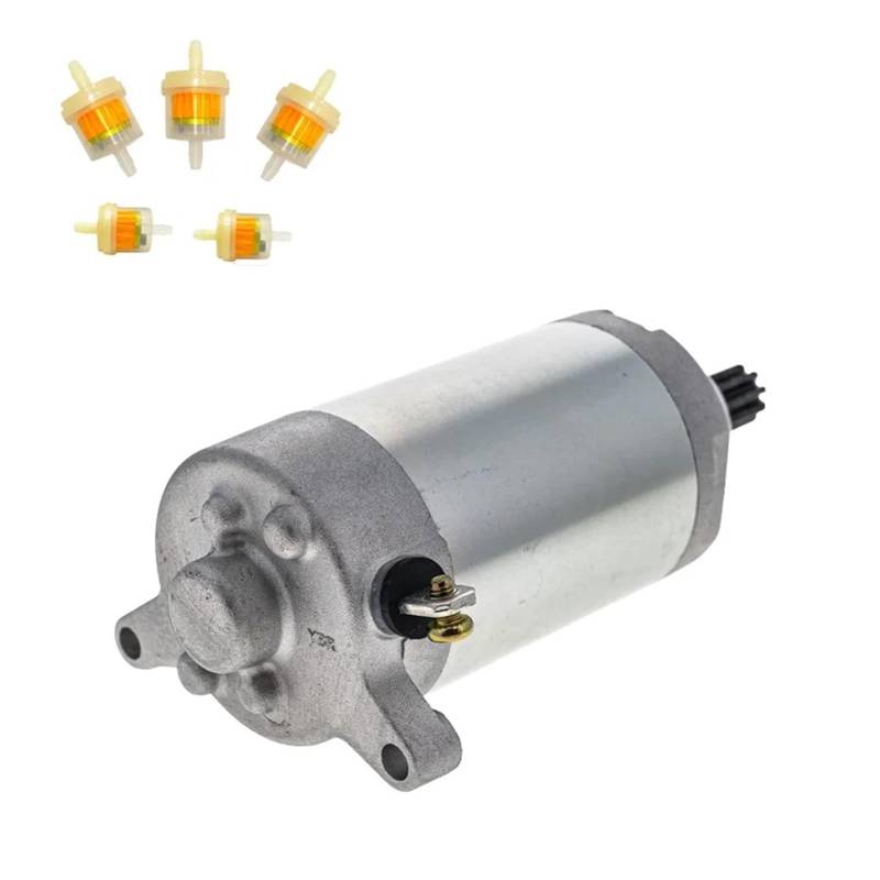 Starter Langlebiger Motorrad-Anlasser Für YBR125 XT125 3D6-H1890-00-00 3D9-H1800-00-00 Anlassermotor von Dfvajwc