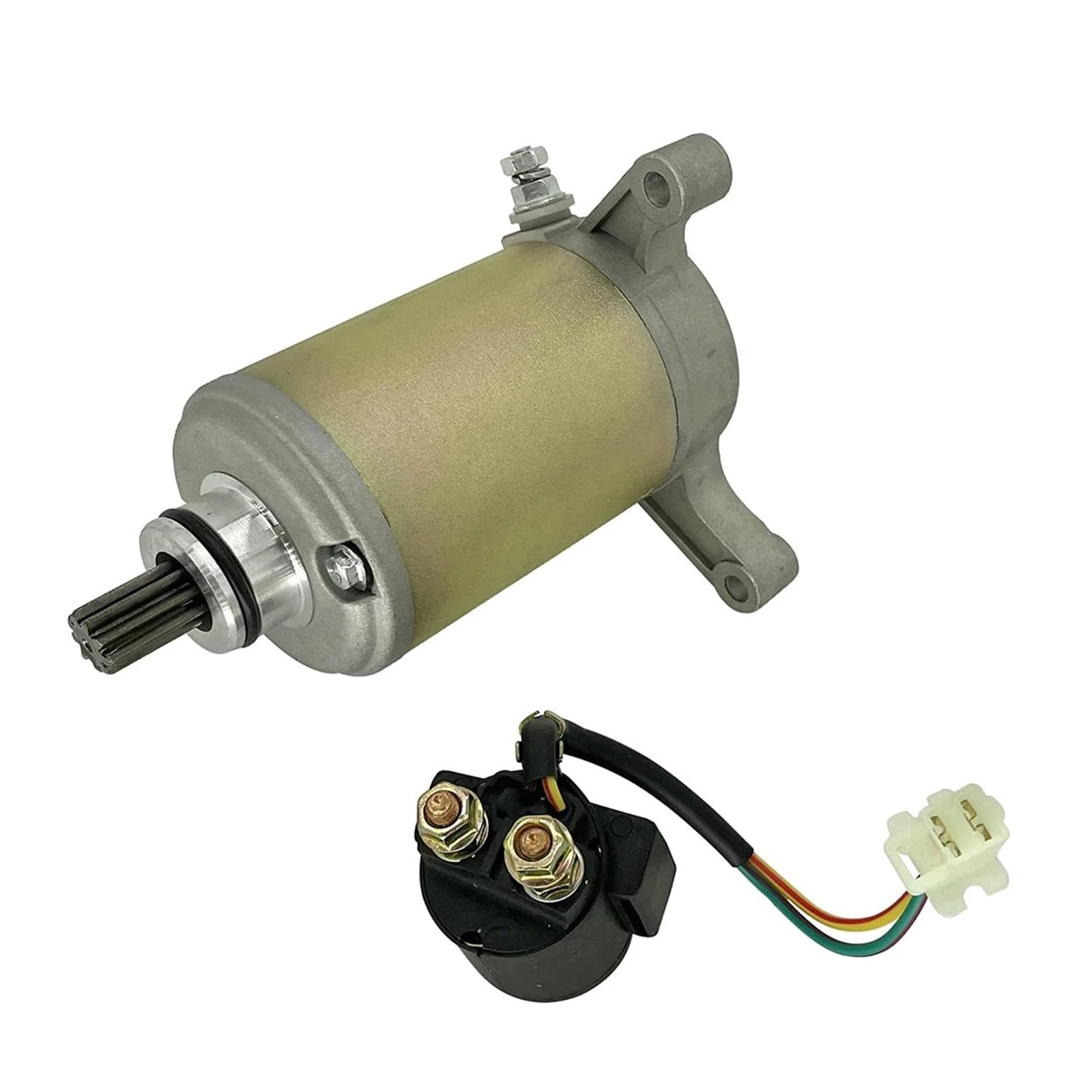 Starter Langlebiger Und Zuverlässiger Anlasser Und Magnetrelais Für Warrior 350 YFM350X 1987–2004 1YW-81800–50 Anlassermotor von Dfvajwc