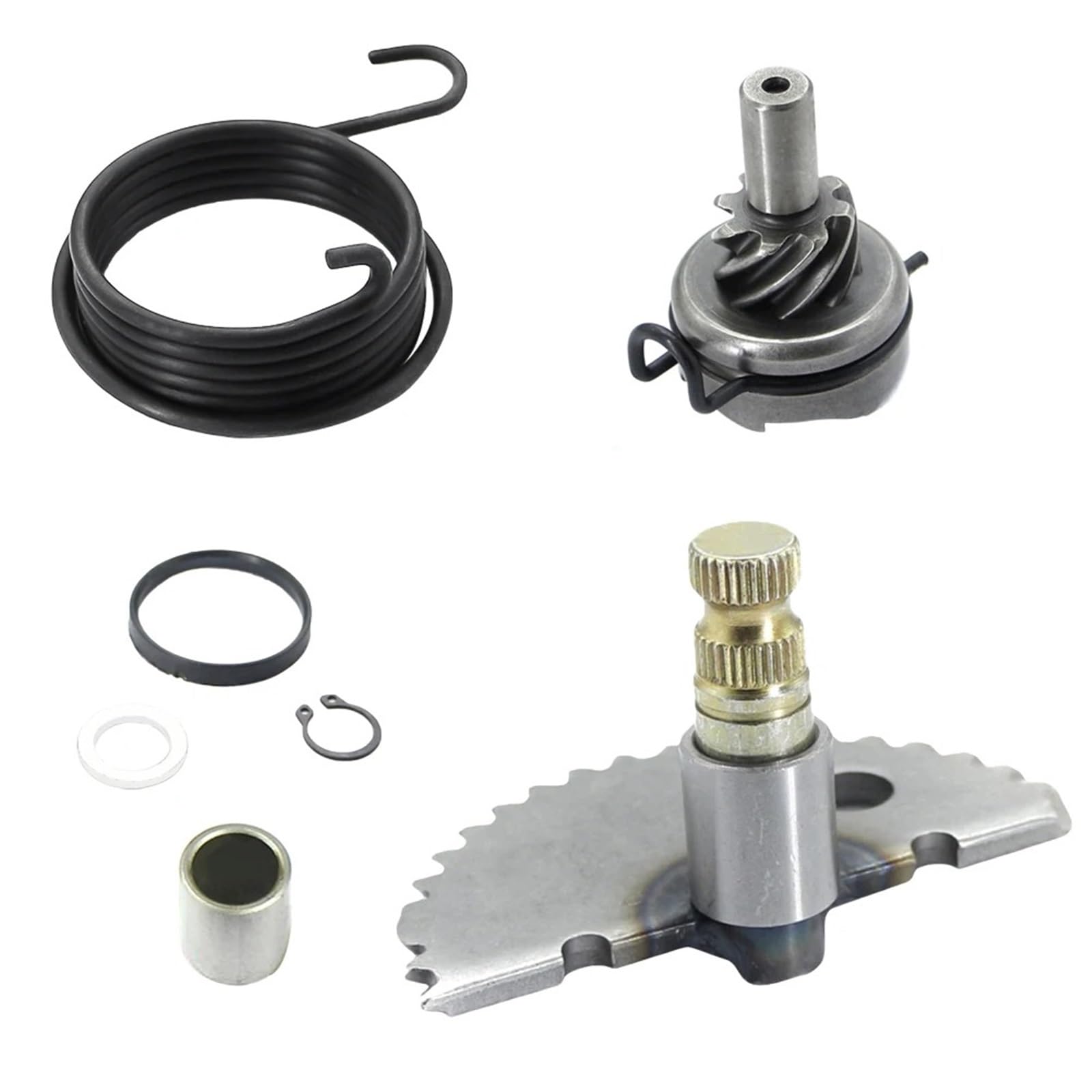 Starter Motorrad Roller Moped Kick Starter Motor Start Welle Kit ATV Dirt Bike Für 50cc 60cc 80cc 90cc GY6 139QMB Anlassermotor von Dfvajwc