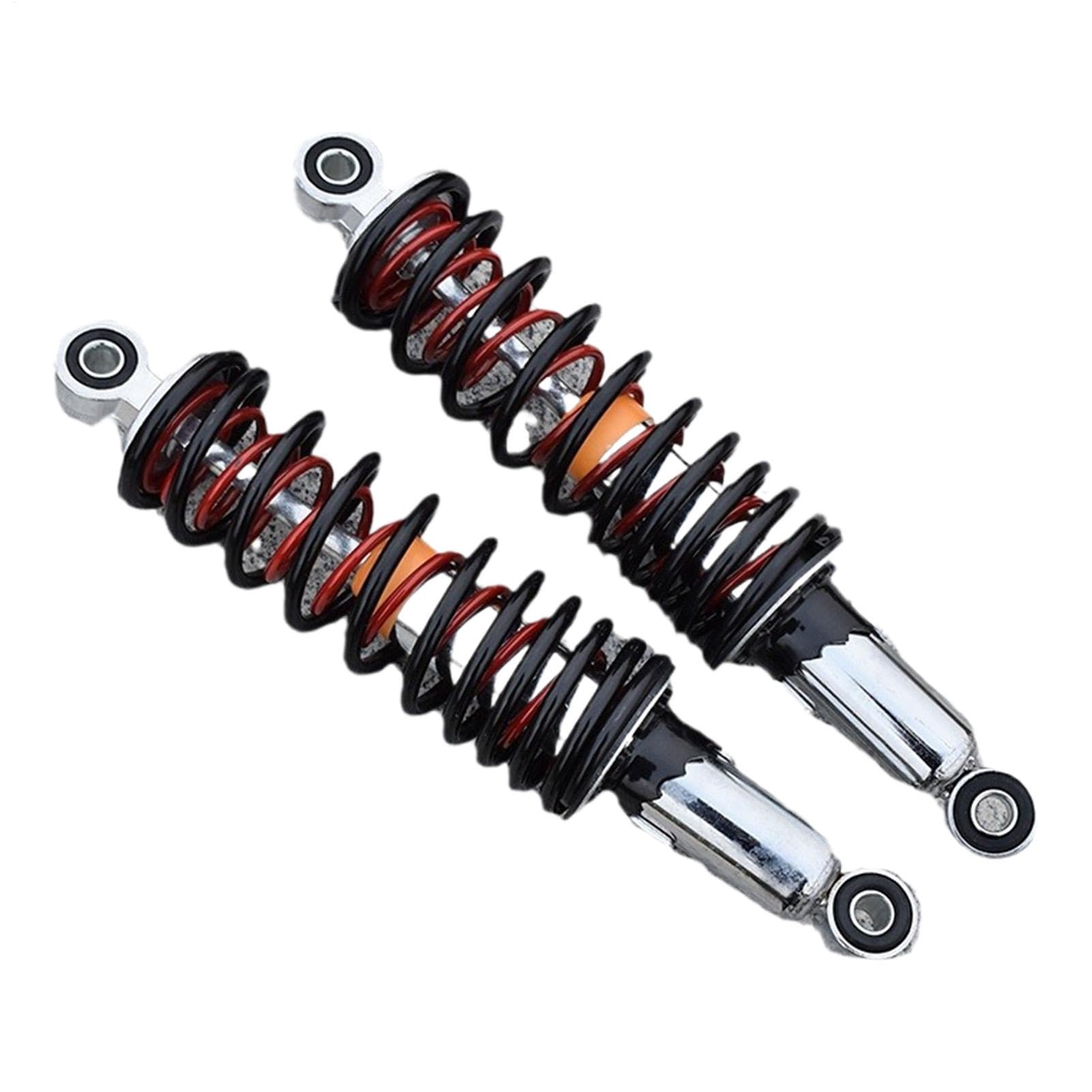 2x Motorcycle Shock Absorber, ATV Rear Shock Damper, Adjustable Fits All Motorcycles Suspension Damper, Shock Strut Shock Spring Suspension Damper Replacement For ATV Quad Dirt Sport Bikes -25/27/29cm von Dgayaeic