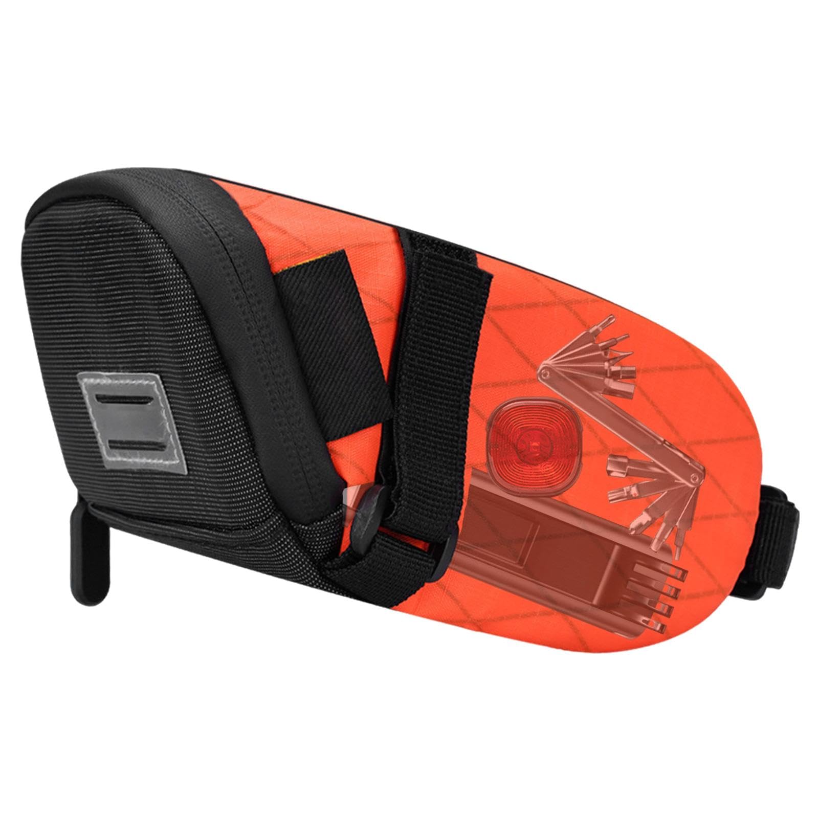 Bikes Saddle Bag | Waterproof Bikes Storage Bag | Reflective Cycle Bag | Under Seat Storage Bag | Seat Bag Cycling Seat Packconvenient Storage Meet Your Needs Under Seat Pouch For Cycles Bikes von Dgayaeic