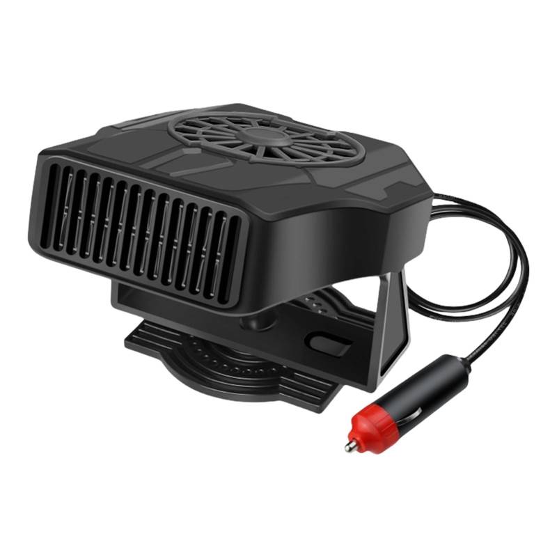 Car Heater, 12v/24v 150w Portable Auto Heater Anti-Fog,2 In 1 Cooling & Heating Fan Quickly Defrost Windshield Demister Window Defroster Quick Defrosting Capability For Vehicle Windscreen Windshield von Dgayaeic