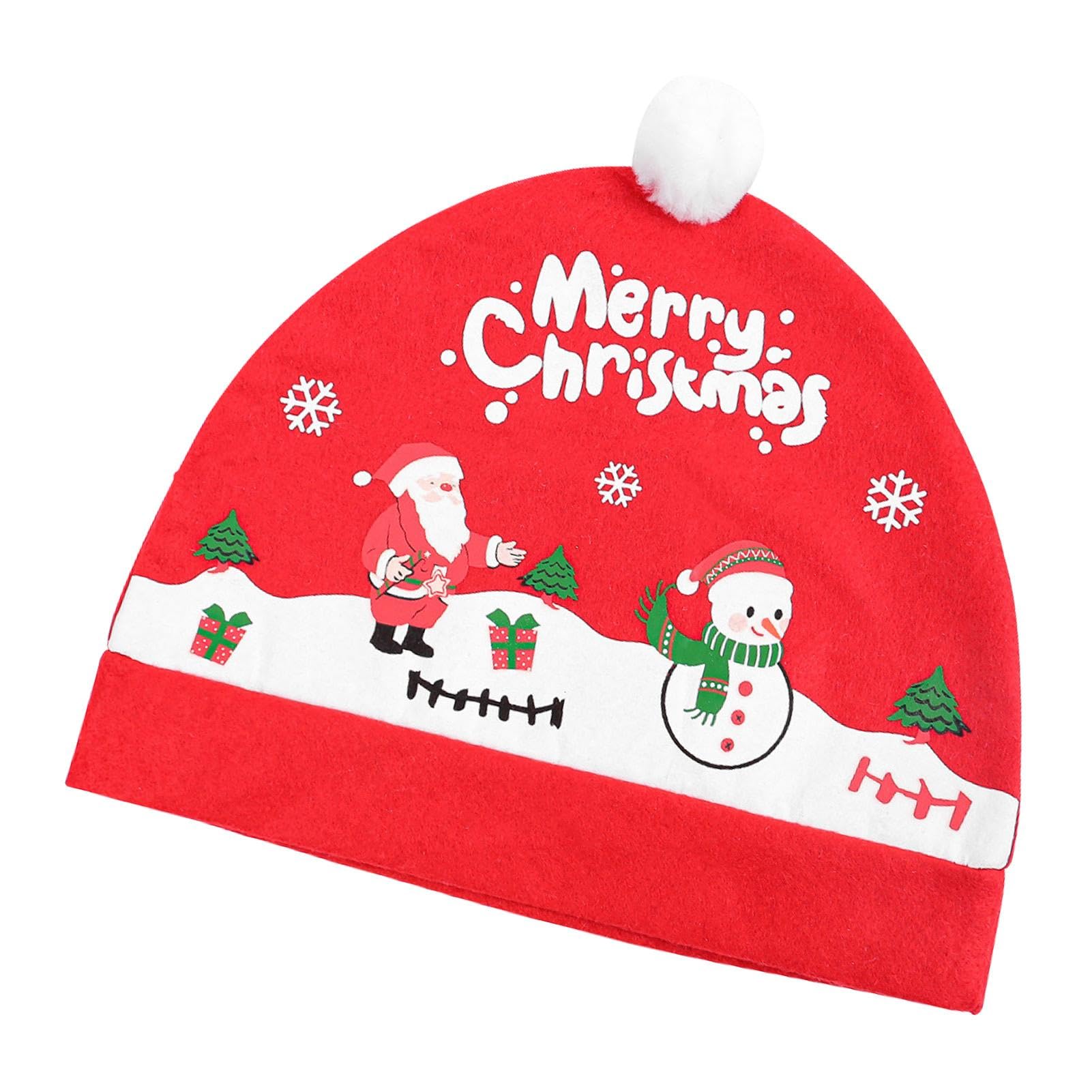 Christmas Car Headrest Covers, Santa Hat Headrest Cover, Holiday Auto Accessories, Headrest Protection Sleeve, Christmas Car Decoration Tear-Resistant Material Christmas Theme Easy to Put On for Cars von Dgayaeic