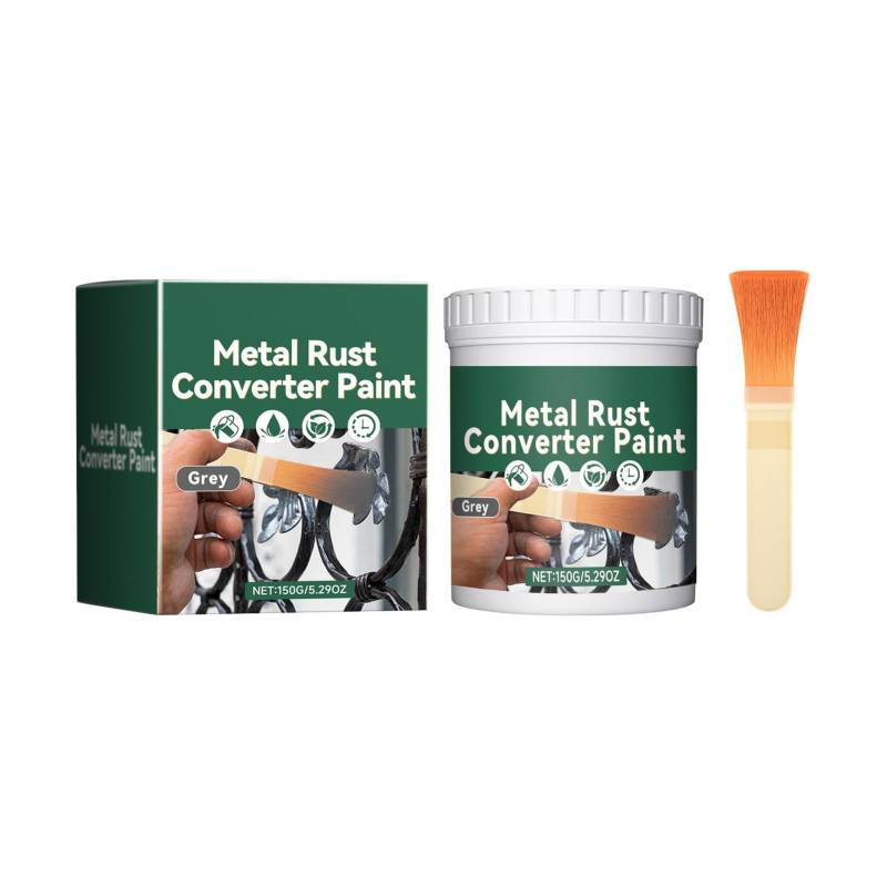 Dgayaeic Rostentfernung und Kit, Rostentferner, - und Rostumwandler für Metall, Rostentferner Flüssigkeit, Rostentferner-Gel 150 g, einfach zu bedienen, entfernt auf allen Metallen für Innen von Dgayaeic