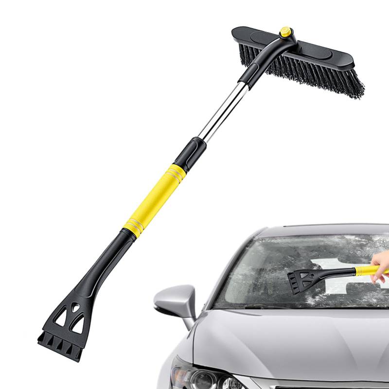 Dgkdek Ice Scrapers for Car Windshield | Detachable Snow Brush | Rotating Snow Brush | Portable Ice Scraper | Snow Brush with Handle Retractable Snow Brush for Cars, Trucks, SUVs von Dgkdek