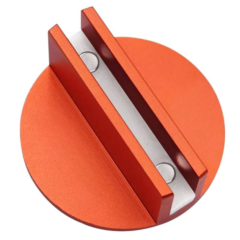 Magnetisches Wagenheber-Pad, Aluminium-Adapter, Geschlitzte Rahmenschiene, Starke Basis, Einfach Zu Verwendendes Material, Blau/rot/orange, Für Auto von Dgkdek