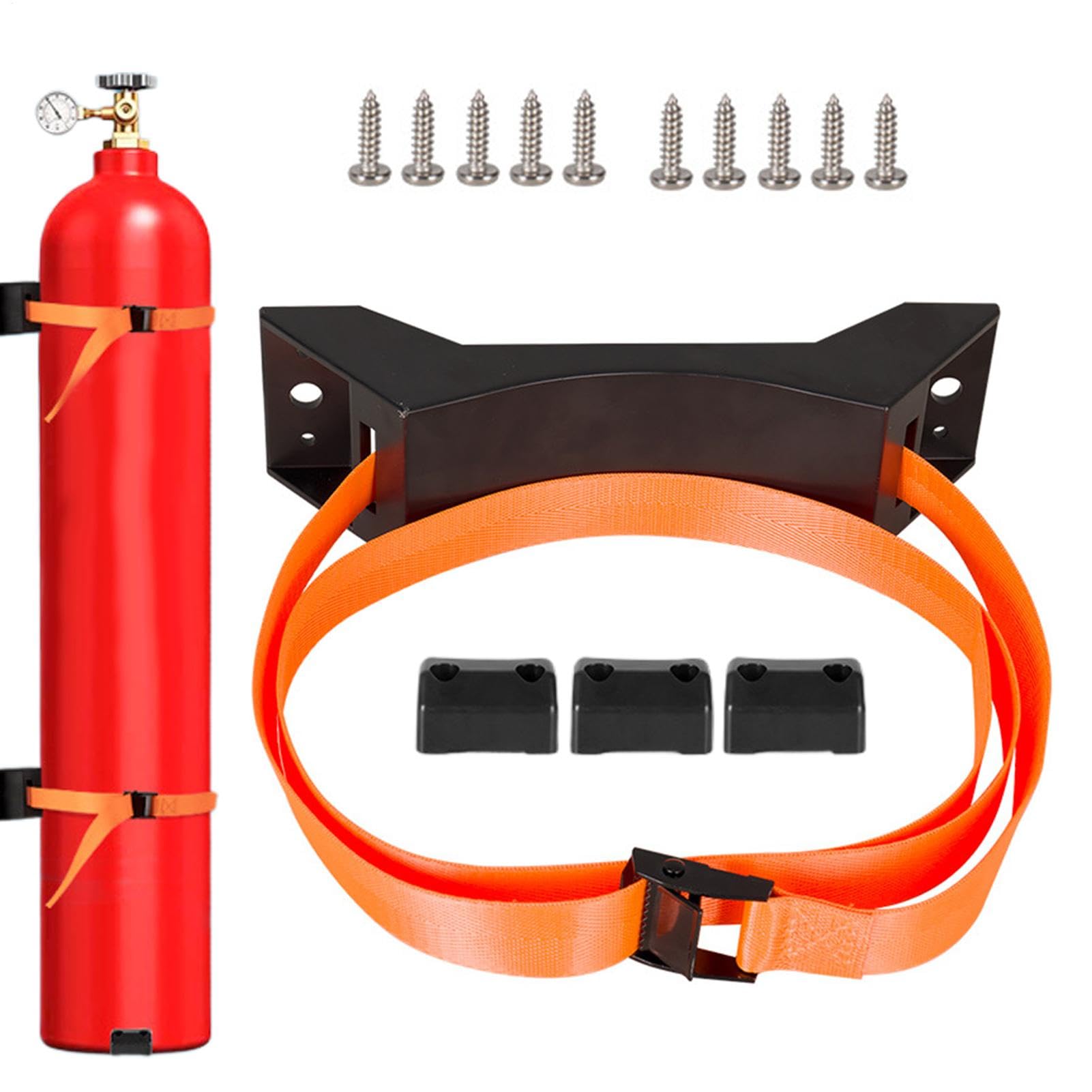 Propantankhalter, Flaschenhalterhalterung - Propan-Rack-Lagerung - Aufhänger für Flaschenausrüstung, elastische Lagerung von Propantanks, Propanhalter, flammhemmend für den Außenbereich von Dgkdek