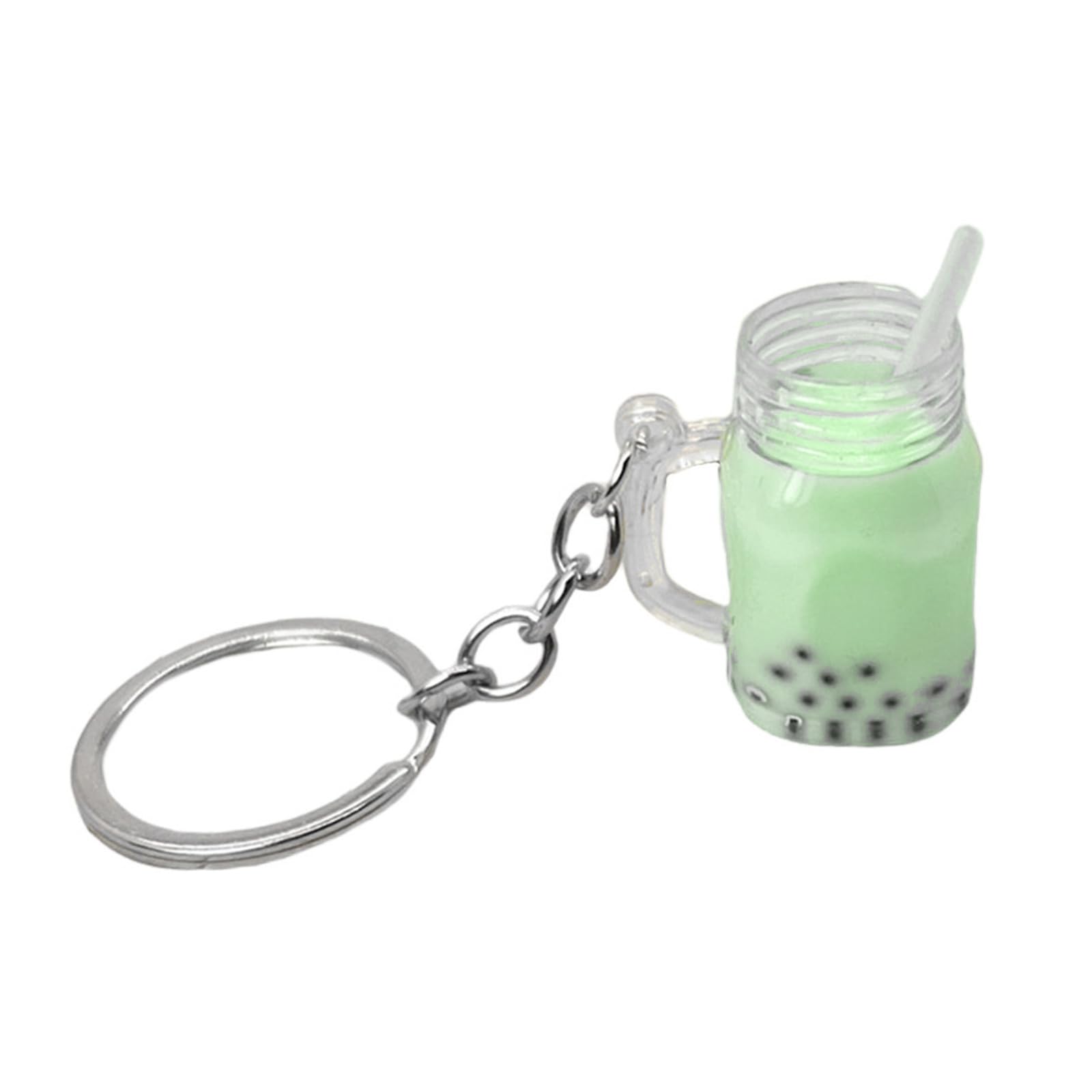 Diarypiece KawaiiCar Rucksack Schlüsselanhänger Niedlicher Bubble Tea Schlüsselanhänger Taschenanhänger BobaMilk Teetasse Schlüsselanhänger Tassenanhänger Kawaiikeychain von Diarypiece