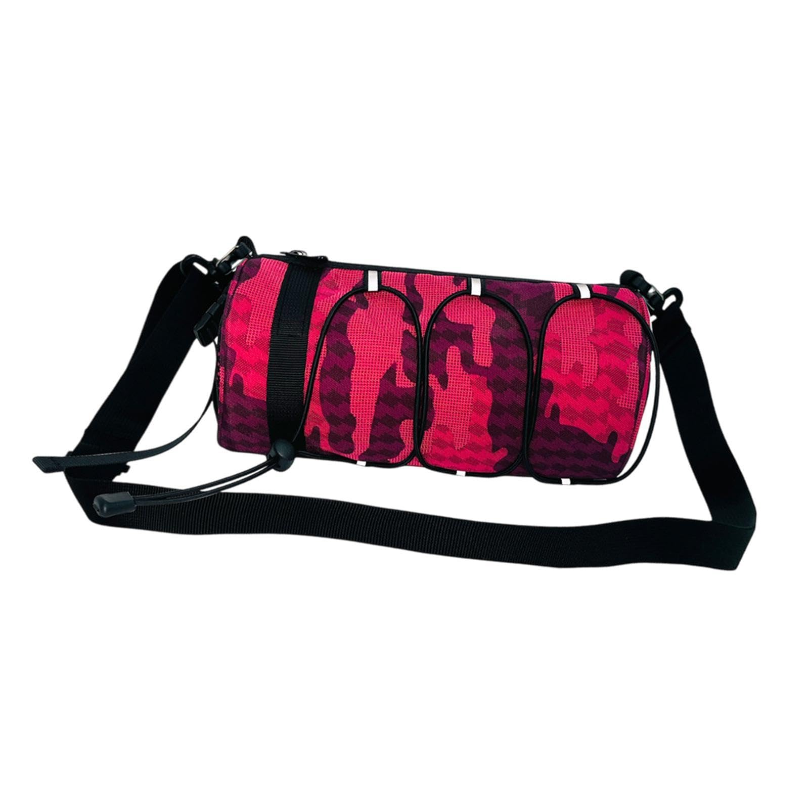 Dickly Fahrradlenkertasche, Vordertasche, Flaschentasche, Fahrradtasche, tragbare Fahrradrahmentasche, Fahrradlenkertasche für Wandern, Radfahren, Rot von Dickly