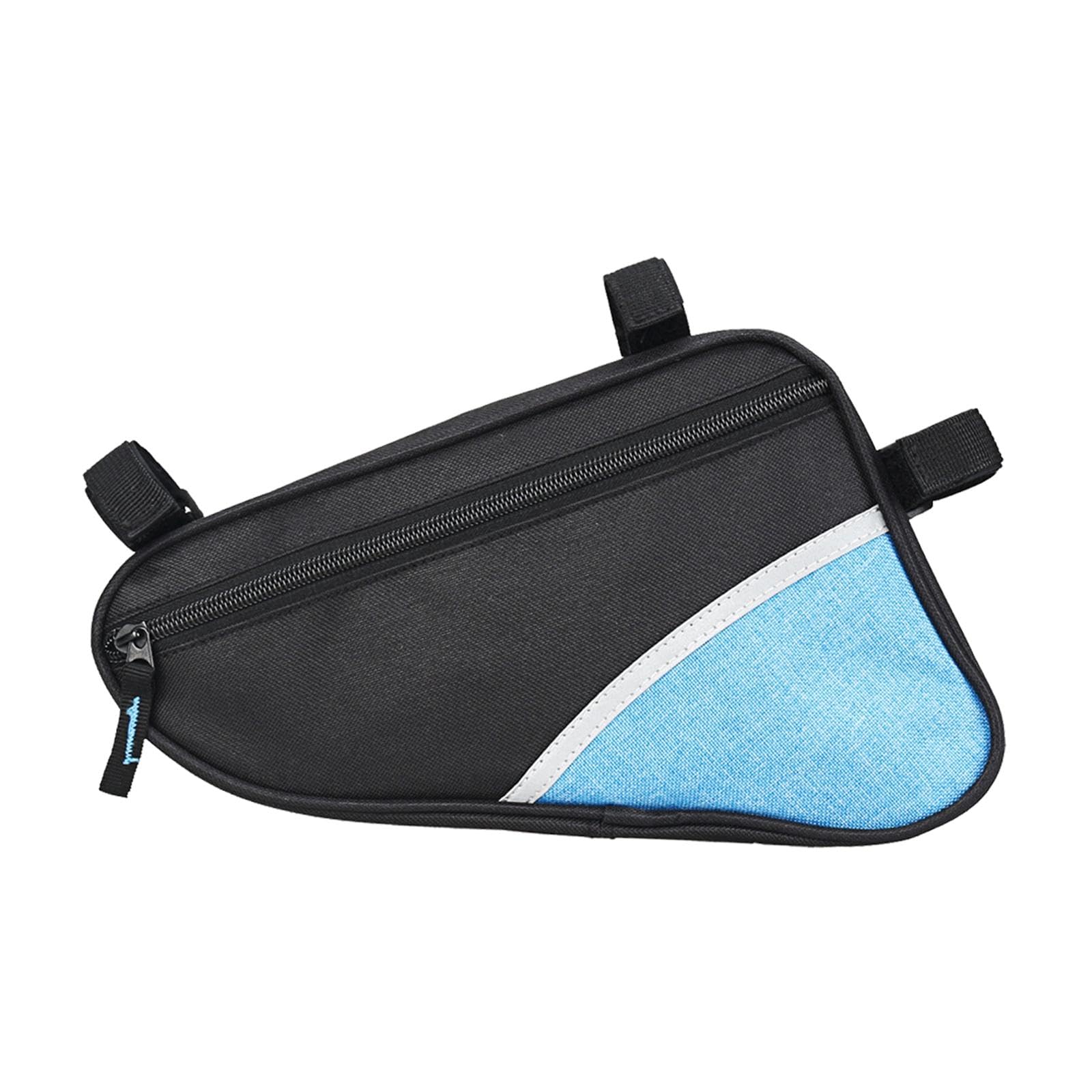 Dickly Fahrradrahmentasche, Satteltasche, verbindet den Rahmen mit dem Vorderrahmen, Fahrradtasche, Schlauchtasche für Schlüssel, Reparaturwerkzeuge, Blau von Dickly