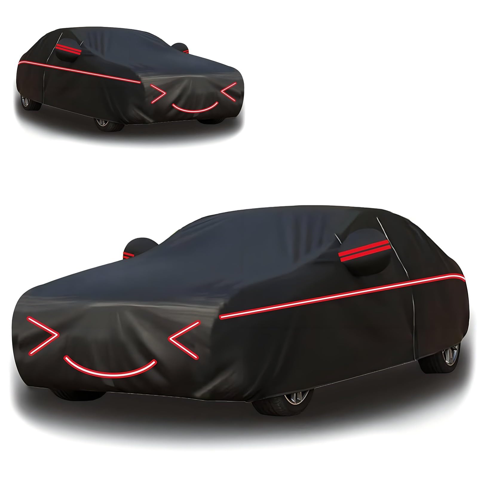 Autoabdeckung Vollgarage für M𝐢ts𝐮bishi Mini Cabrio F57 LCI Elektro 2021- (x x cm),Wasserdicht, wärmeisoliert, UV-beständig, Kratzfest, mit Aufbewahrungstasche von Diczkuoi