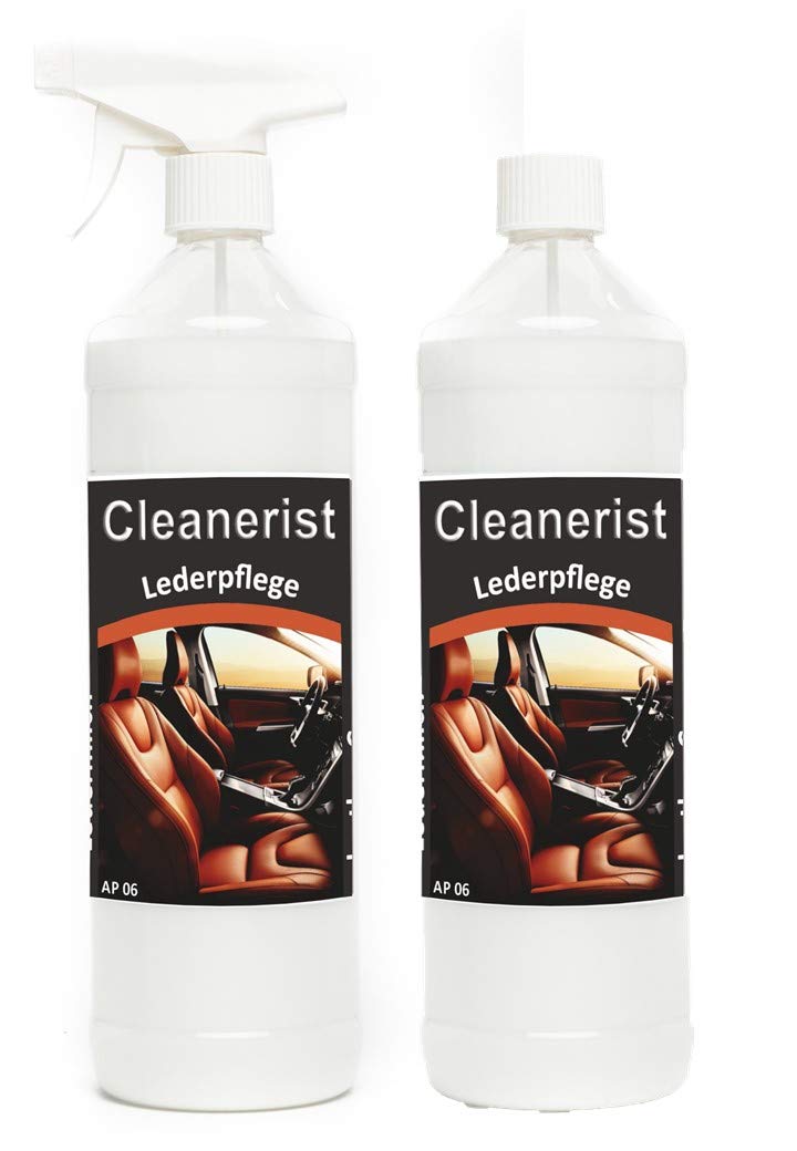 2x1 Liter Cleanerist Lederpflege AP06 für echtes Leder und Kunstleder Lederbalsam von Die Seifenblase