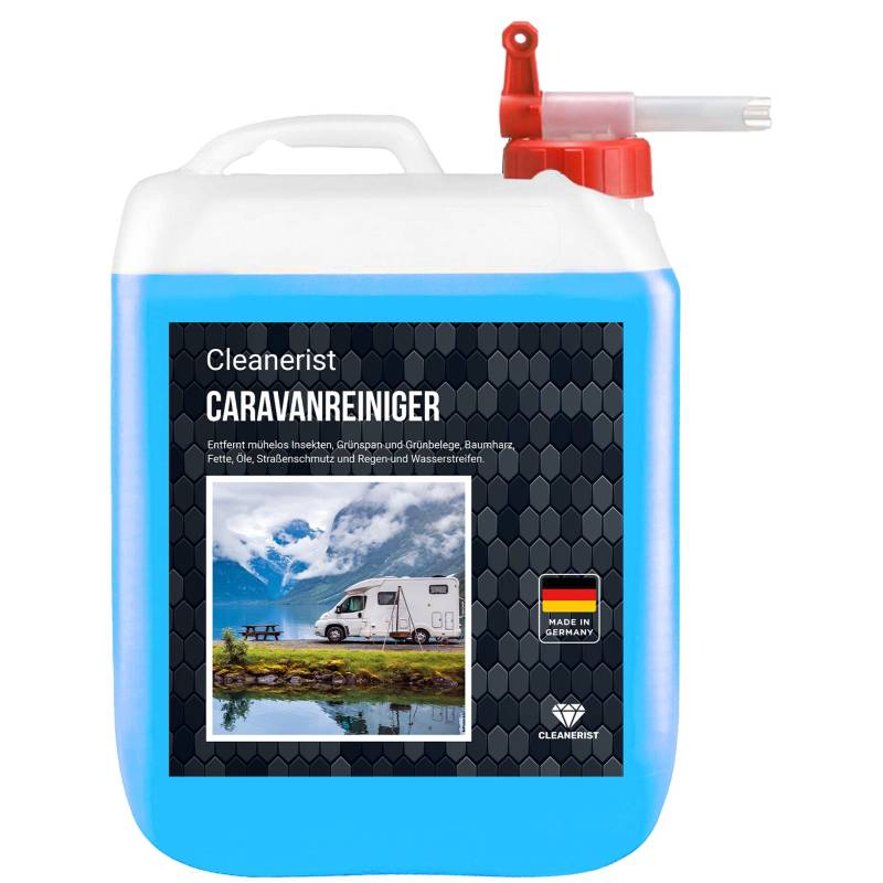 Die Seifenblase 5 Liter Cleanerist AP01 Caravanreiniger Konzentrat inkl.Auslaufhahn - spezieller Reiniger für Caravan, Wohnwagen, Wohnmobil und Reisemobil (4,78 Euro/Liter) von Die Seifenblase