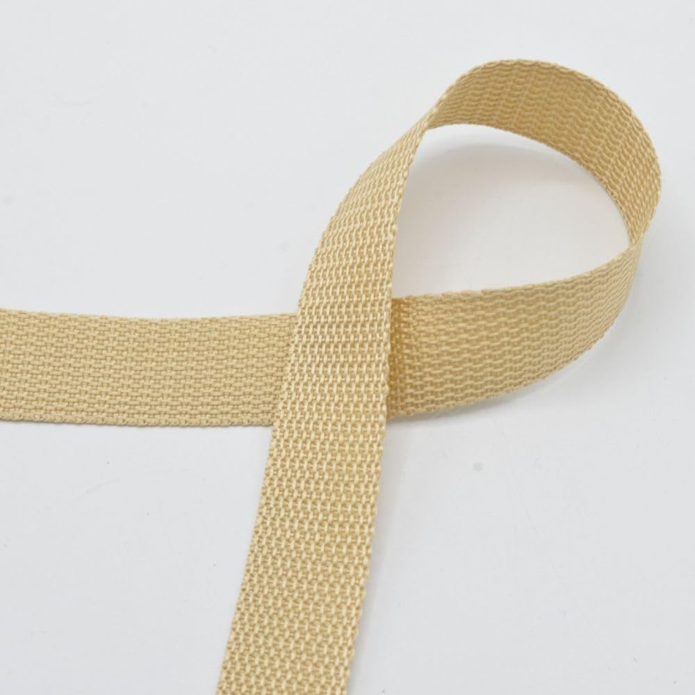 Gurtband | 25mm | Taschengurtband | Polyester | Meterware (beige) von Die Stofftante