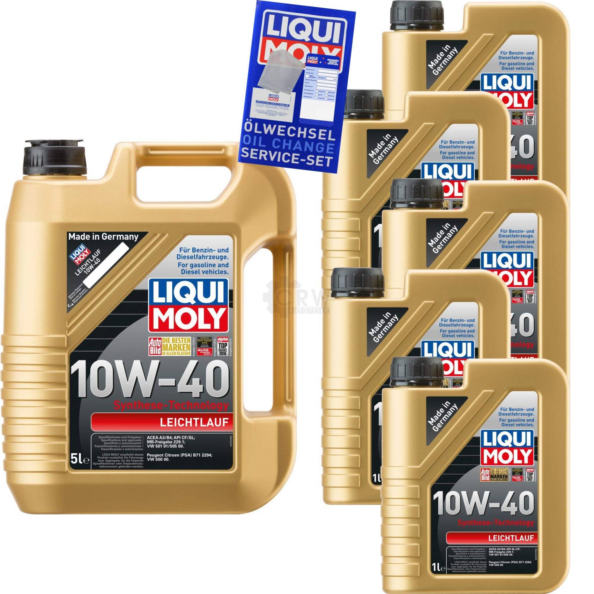 10 Liter Original Leichtlauf 10W-40 Öl Motoröl Engine Oil von Diederichs