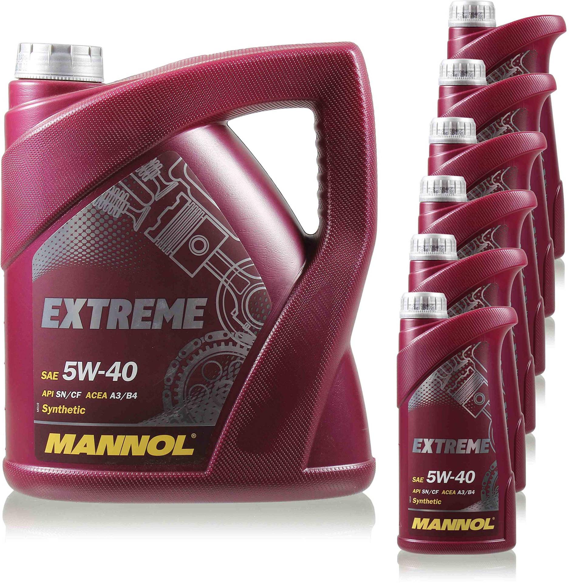 10 Liter Original MANNOL Motoröl Extreme 5W-40 API SN/CF Öl 11191910 von Diederichs