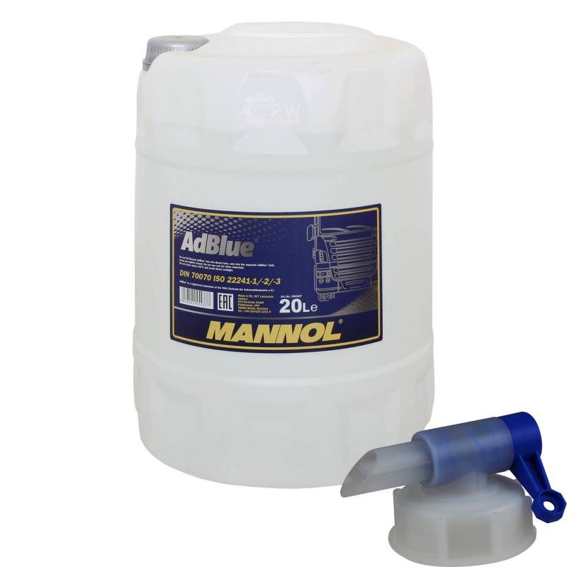 20 Liter MANNOL SCR Harnstofflösung ready-to-ude AdBlue® inkl. Auslaufhahn von Diederichs