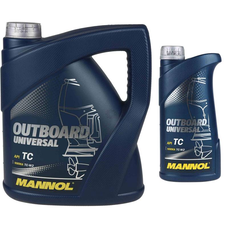 5 Liter OriginalMANNOL Motoröl Outboard Universal API TC Engine Oil Öl von Diederichs