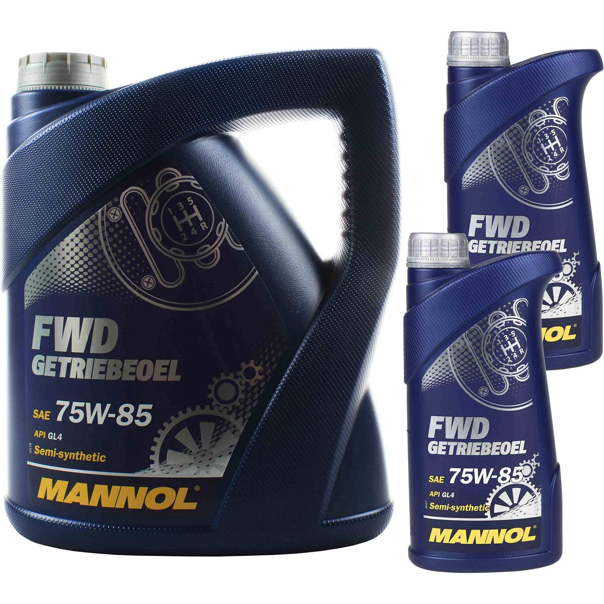 6 Liter Original MANNOL Getriebeöl FWD Getriebeoel 75W-85 API GL 4 von Diederichs