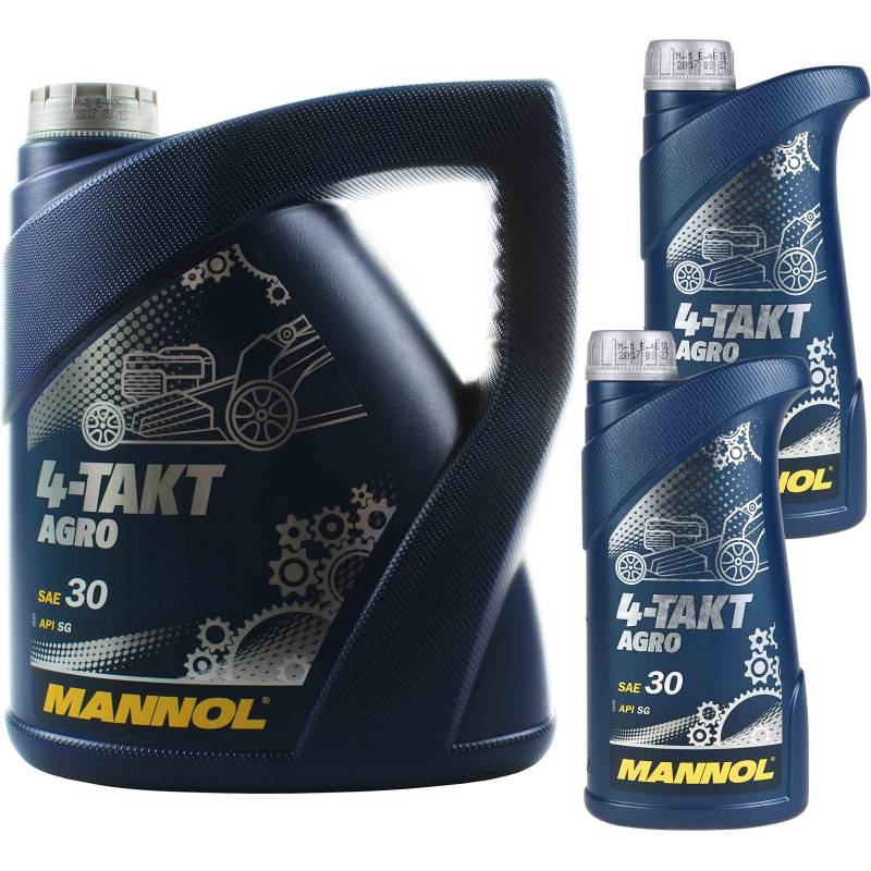 6 Liter OriginalMANNOL Motoröl SAE 30 4-TAKT AGRO API SG von Diederichs