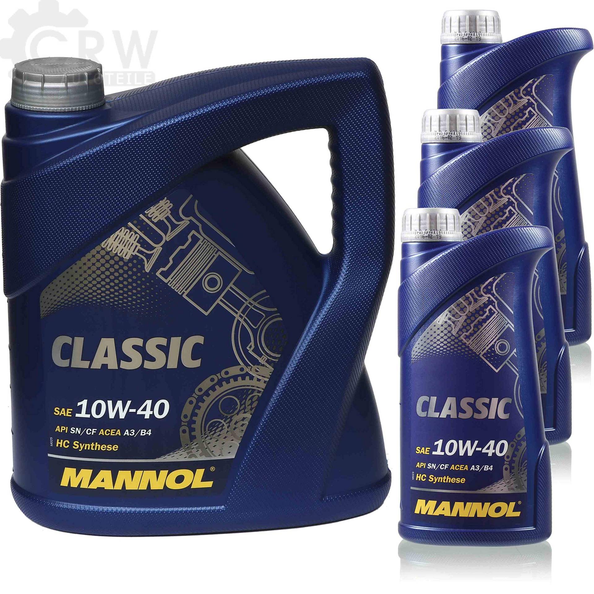 7 Liter Original MANNOL Motoröl Classic 10W-40 Engine Oil Öl 11191651 von Diederichs