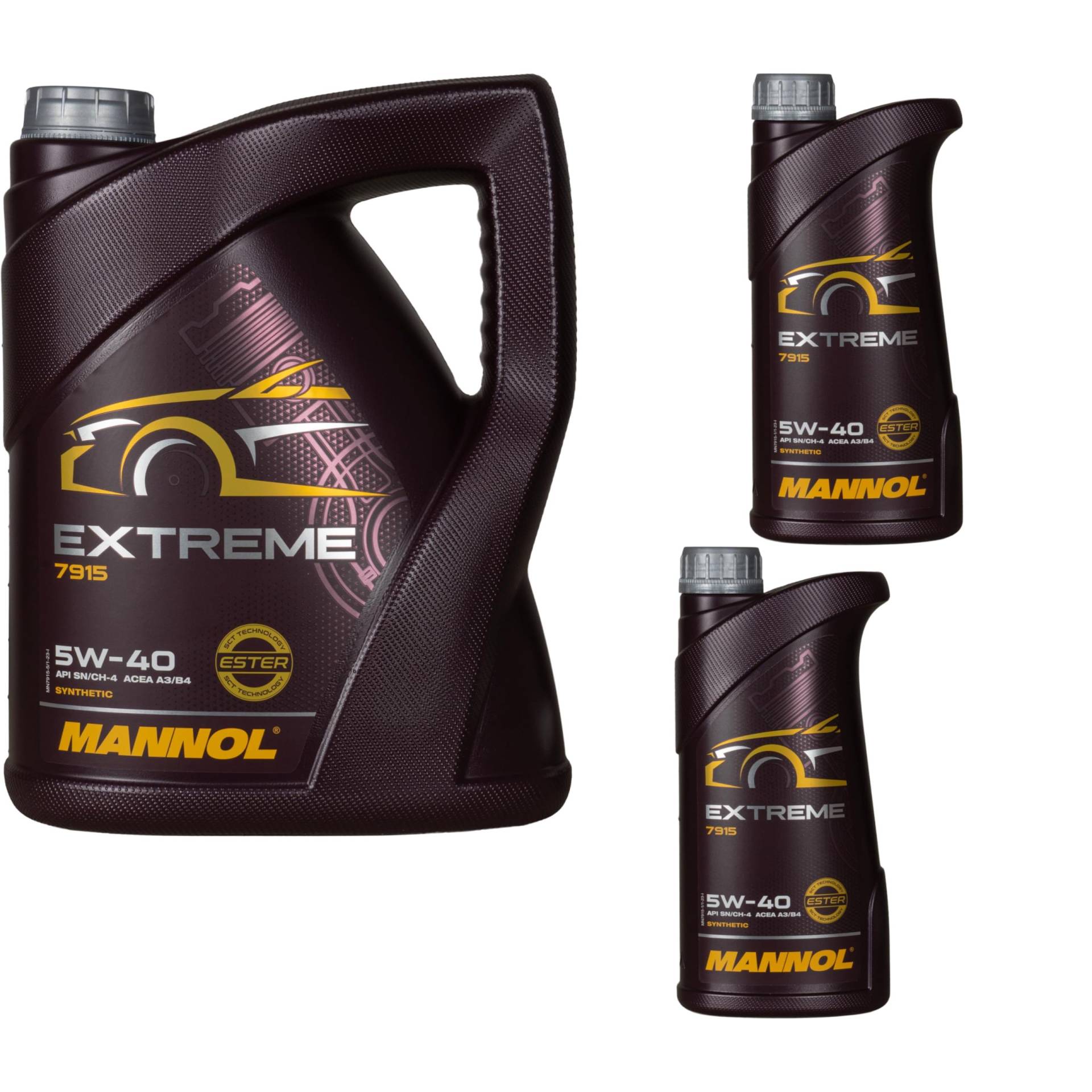 7 Liter Original MANNOL Motoröl Extreme 5W-40 API SN/CF Öl von Diederichs