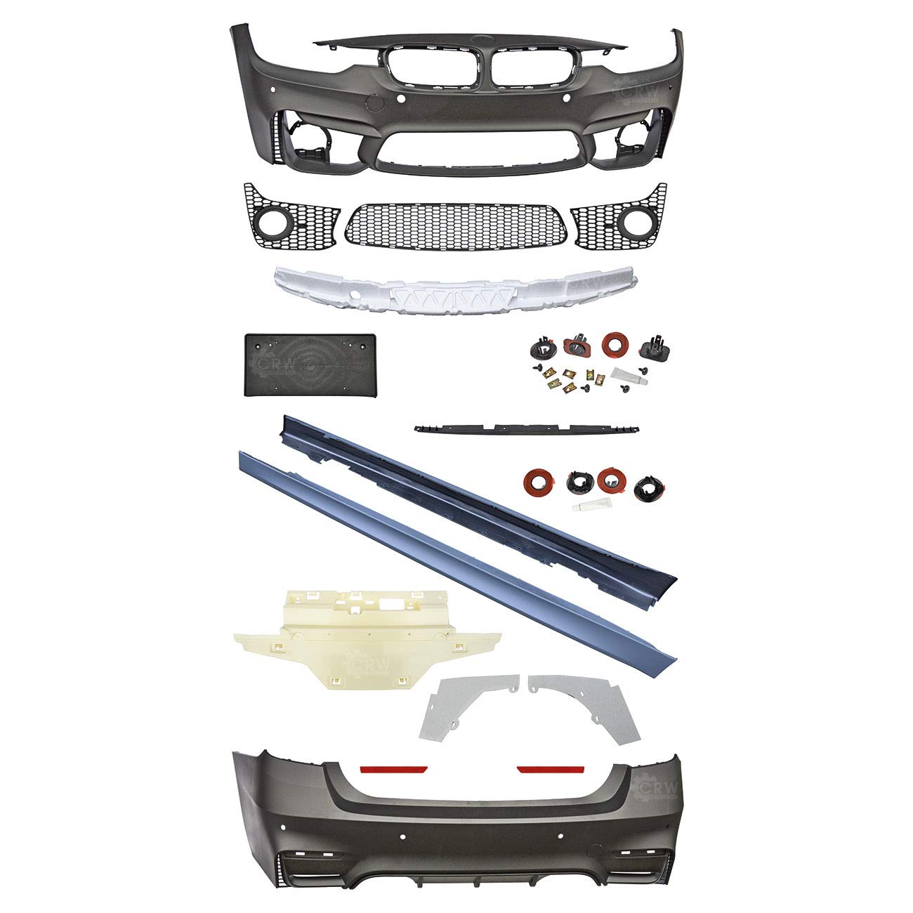 Bodykit für 3er F30 Bj. 11->> Sport Look Stoßstangen + Seitenschweller von Diederichs