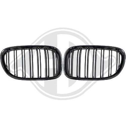 DIEDERICHS Kühlergrill Schwarz (1244440) passend für BMW 7 | Kühlergrill, Frontgrill von Diederichs