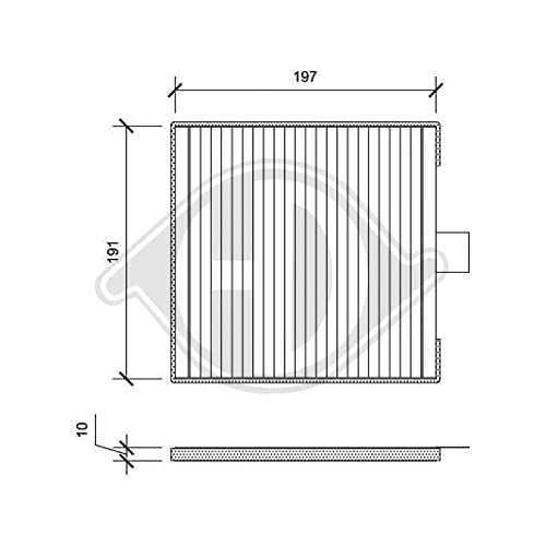 Diederichs DCI0191 - Filter, Innenraumluft von Diederichs