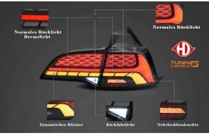 Diederichs DESIGNRÜCKLEUCHTE Set Model 3/Y 17->> LED LIGHTBAR von Diederichs