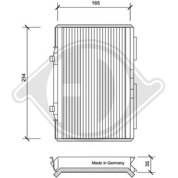 Filter, Innenraumluft Diederichs DCI0052 von Diederichs