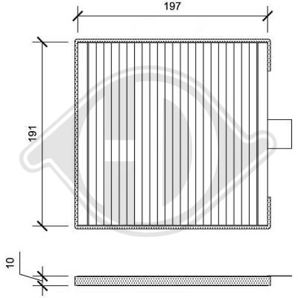 Filter, Innenraumluft Diederichs DCI0191 von Diederichs