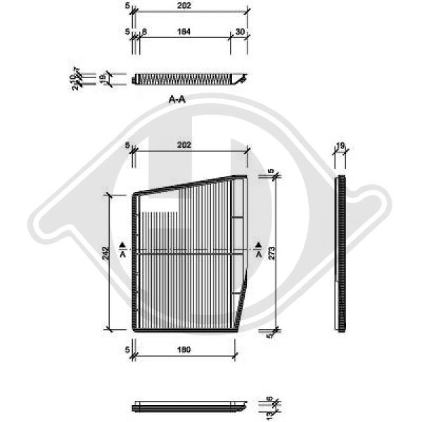 Filter, Innenraumluft Diederichs DCI0809 von Diederichs