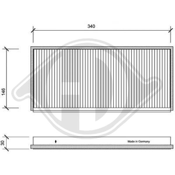 Filter, Innenraumluft Diederichs DCI1006 von Diederichs