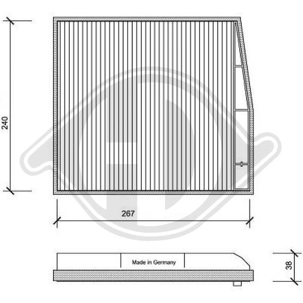 Filter, Innenraumluft Diederichs DCI1078 von Diederichs