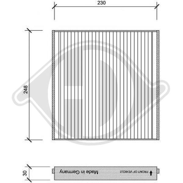 Filter, Innenraumluft Diederichs DCI1121 von Diederichs