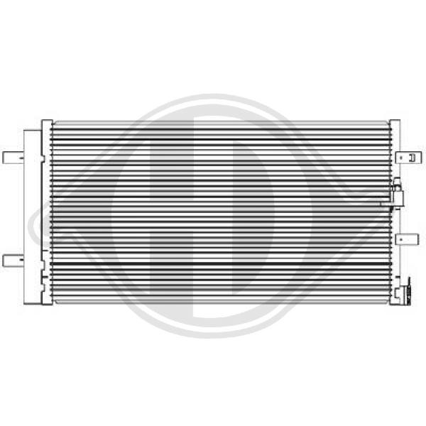 Kondensator, Klimaanlage Diederichs DCC1037 von Diederichs